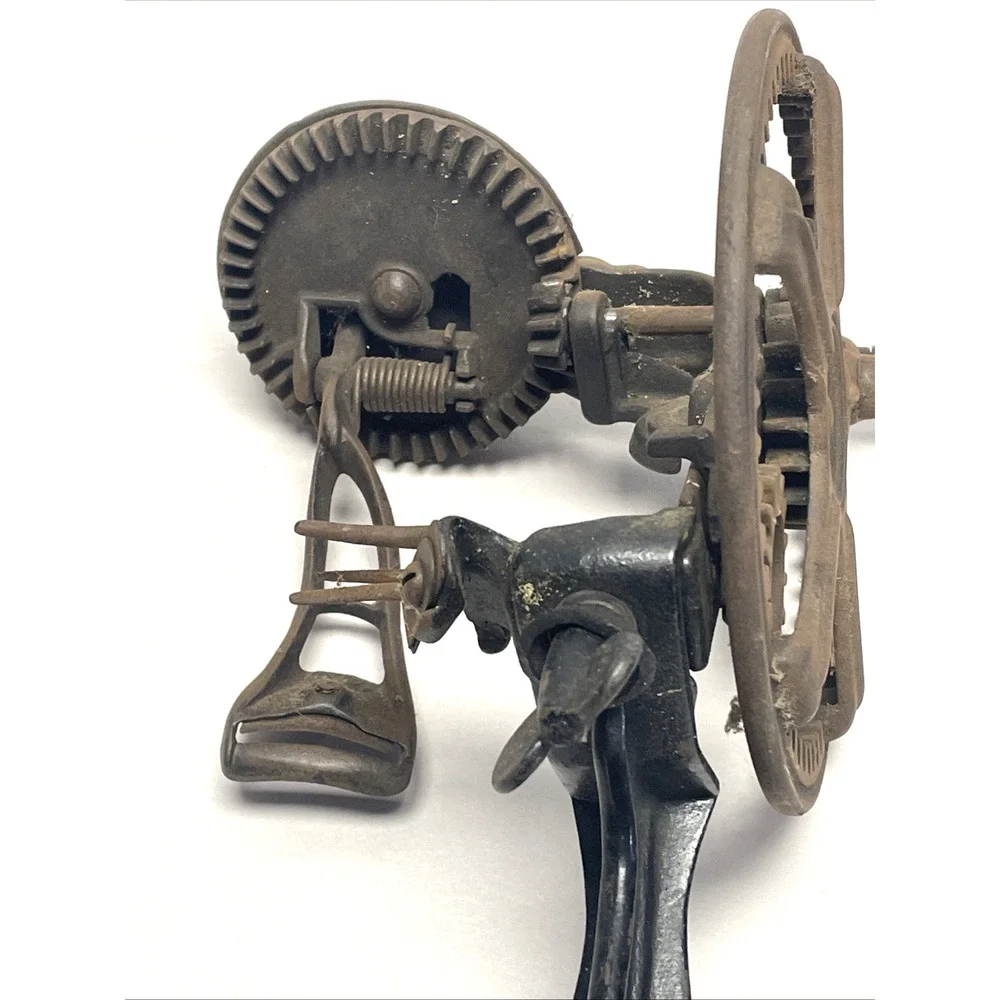 Antique Reading Hardware Co Cast Iron Apple Peeler Parer Pat. 1871 Primitive 12